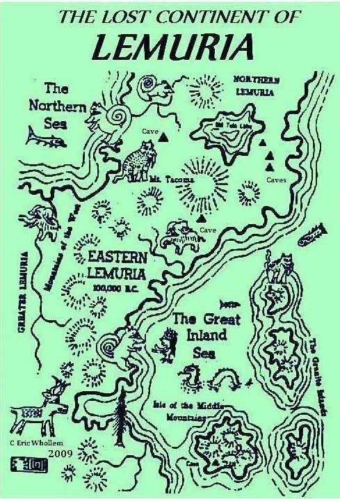 Lost Continent of Lemuria. Image