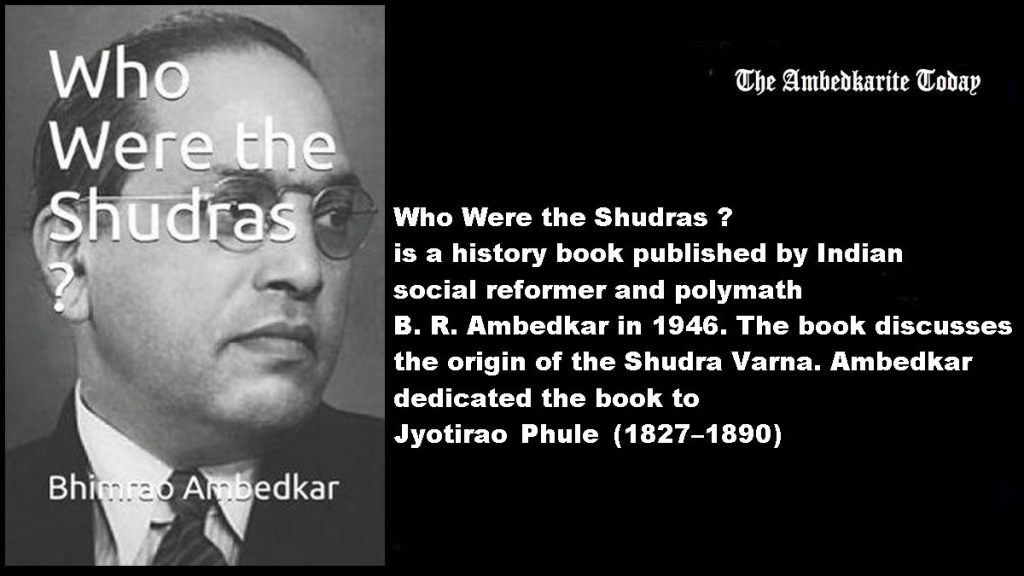 Sudras Are Aryans, Kshatriyas (!) Says Ambedkar